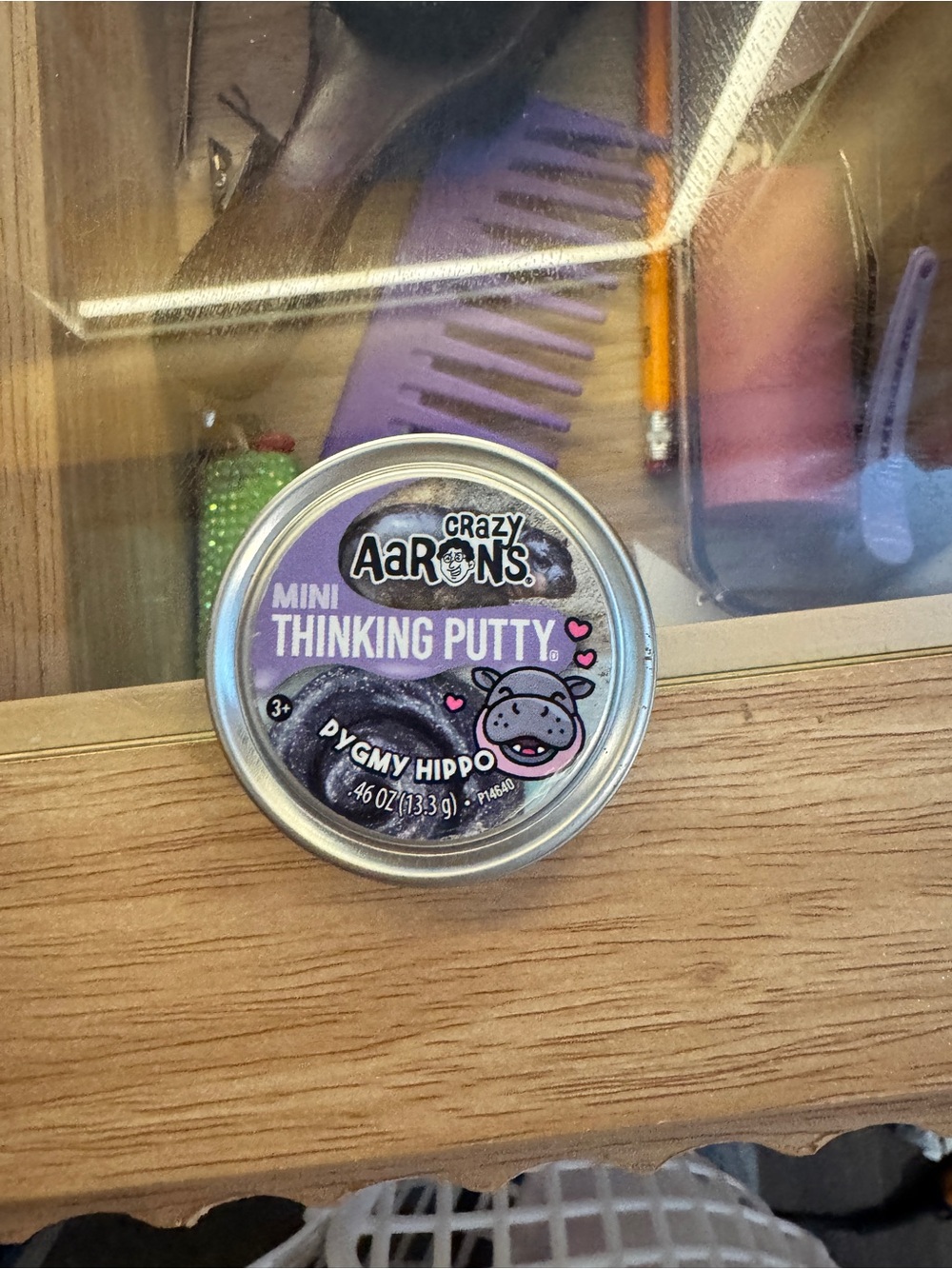 Mini Thinking Putty - Dygmy Hippo (Purple)